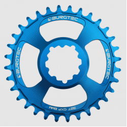 Вело Плоча BURGTEC GXP 6mm Offset Thick Thin Chainring ­ Deep Blue ­34T