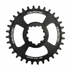 Вело Плоча BURGTEC GXP Boost 3mm Offset Thick Thin Chainring Burgtec Black 32T Вело Плоча BURGTEC GXP Boost 3mm Offset Thick Thin Chainring Burgtec Black 32T