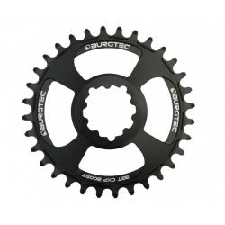 Вело Плоча BURGTEC GXP Boost 3mm Offset Thick Thin Chainring Burgtec Black 34T Вело Плоча BURGTEC GXP Boost 3mm Offset Thick Thin Chainring Burgtec Black 34T