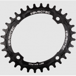 Вело Плоча BURGTEC Oval 104mm BCD Thick Thin Chainring 32T