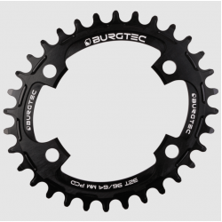 Вело Плоча BURGTEC Oval 96/64MM PCD Thick Thin Chainring 32T