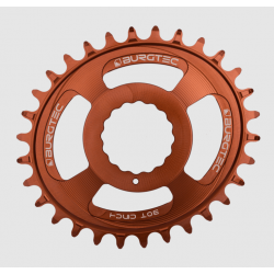 Вело Плоча BURGTEC Oval Cinch Thick Thin Chainring Kash Bronze ­32T