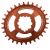 Вело Плоча BURGTEC Oval GXP Boost 3mm Offset Thick Thin Chainring ­32T ­Kash Bronze thumb