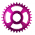 Вело Плоча BURGTEC Shimano Direct Mount Thick Thin Chainring - 32T - Purple Rain thumb