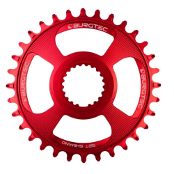 Вело Плоча BURGTEC Shimano Direct Mount Thick Thin Chainring - 34T - Race Red