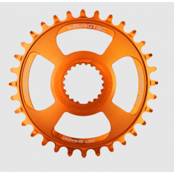 Вело Плоча BURGTEC Shimano Direct Mount Thick Thin Chainring ­ 34T ­ Iron Bro Orange