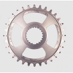 Вело Плоча BURGTEC Shimano Direct Mount Thick Thin Chainring ­ 34T ­ Rhodium Silver