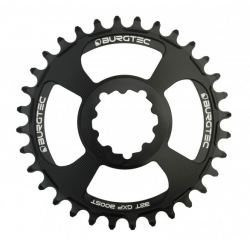 Вело Плоча BURGTEC GXP Boost 3mm Offset Thick Thin Chainring ­ Burgtec Black ­ 30T