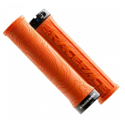 Вело ръкохватки RACE FACE GRIP HALF NELSON W/LOCK ORANGE