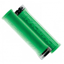 Вело ръкохватки RACE FACE GRIP HALF NELSON W/LOCK GREEN