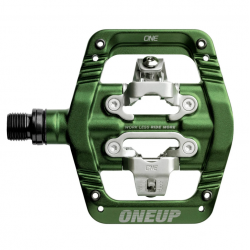 Вело Педали ONEUP Clip Pedals Dark Green Вело Педали ONEUP Clip Pedals Dark Green