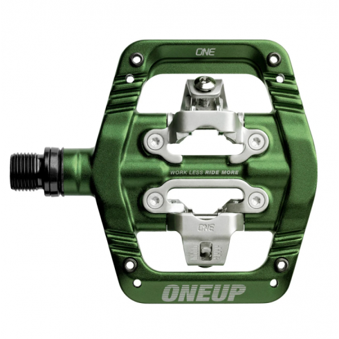 Вело Педали ONEUP Clip Pedals Dark Green Вело Педали ONEUP Clip Pedals Dark Green