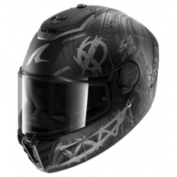 Каска SHARK SPARTAN RS CARBON SHIEVER МАТ BLACK/GREY