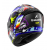 Каска SHARK SPARTAN RS CARBON STREETRUSH BLACK/BLUE/SILVER/YELLOW thumb