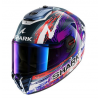 Каска SHARK SPARTAN RS CARBON ZARCO SIGNATURE CARBON/PURPLE/WHITE