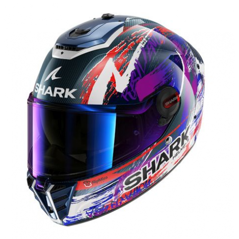 Каска SHARK SPARTAN RS CARBON ZARCO SIGNATURE CARBON/PURPLE/WHITE