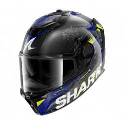 Каска SHARK SPARTAN GT PRO CARBON SPEED-VIB BLACK/BLUE/YELLOW