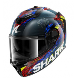 Каска SHARK SPARTAN GT PRO CARBON SPEED-VIB BLACK/BLUE/RED