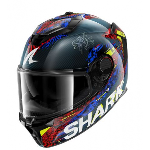 Каска SHARK SPARTAN GT PRO CARBON SPEED-VIB BLACK/BLUE/RED