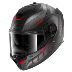 Каска SHARK SPARTAN GT PRO CARBON MEKARIUM МАТ BLACK/GREY/RED