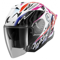 Каска за скутер SHARK SKWAL JET CUP SPEED-FANCY BLACK/PURPLE/RED/WHITE