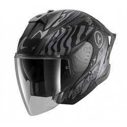 Каска за скутер SHARK SKWAL JET CUP SPEED-FANCY MAT BLACK/GREY