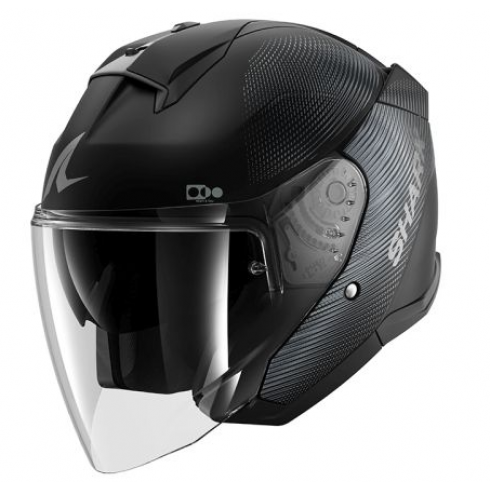 Каска за скутер SHARK SKWAL JET SP LYNE MAT BLACK Каска за скутер SHARK SKWAL JET SP LYNE MAT BLACK