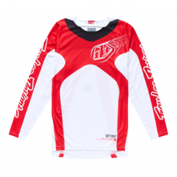 Мотокрос джърси TROY LEE DESIGNS GP Pro  Frames Jersey - White/Red