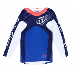 Мотокрос джърси TROY LEE DESIGNS GP Pro  Frames Jersey - Navy/White