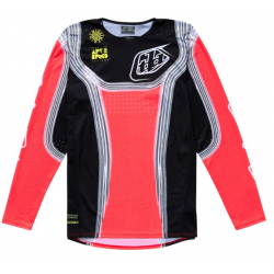 Детско мотокрос джърси TROY LEE DESIGNS SE PRO Stripes Jersey - Infra Red/Black