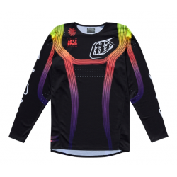 Детско мотокрос джърси TROY LEE DESIGNS SE PRO Stripes Jersey - Black/Multi