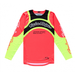 Мотокрос джърси TROY LEE DESIGNS GP Pro  Swerve Jersey - Infra Red/Yellow