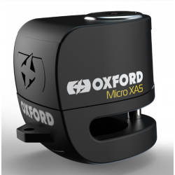 Дискова ключалка за аларма OXFORD Micro XA5 - черна
