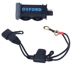 Комплект за зареждане с USB предпазител OXFORD 2,1A