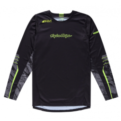 Mотокрос джърси TROY LEE DESIGNS Scout GP Pro Slab Jersey - Black