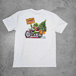 Тениска CRAZY CHRISTMAS WHITE LIMITED  