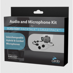 2-РИ КОМПЛЕКТ ЗА КАСКА CARDO Packtalk BOLD/BLACK