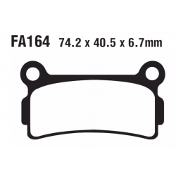 Накладки за мотор EBC SINT R SERIES FA164R