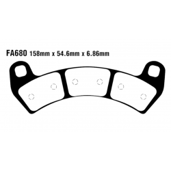 Накладки за мотор EBC SINT MXS RACE MXS680 Накладки за мотор EBC SINT MXS RACE MXS680