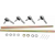 Комплект за надграждане на сглобката на теглича MOOSE RACING TIE ROD UPGRADE KIT MSE