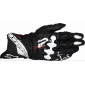 Кожени ръкавици ALPINESTARS GP+ R V3 LTHR BLK/WHT thumb