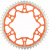 Заден пиньон MOTO-MASTER REAR SPROCKET 520 48T Orange GASGAS/HUSQ/KTM