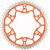 Заден пиньон MOTO-MASTER REAR SPROCKET 520 49T Orange Gasgas/HUSQ/KTM