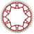 Заден пиньон MOTO-MASTER REAR SPROCKET 520 51T Red Beta/Honda