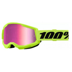 Мотокрос очила 100% STRATA2 NEON YEL MR PK
