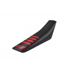 Универсален калъф за седалка ONEGRIPPER RIBBED Black/Red