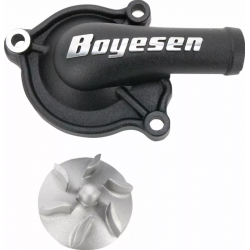 Комплект капак на водната помпа и работно колело BOYESEN COVER WATER PUMP CRF450R Black Комплект капак на водната помпа и работно колело BOYESEN COVER WATER PUMP CRF450R Black