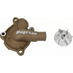 Комплект капак на водната помпа и работно колело BOYESEN COVER/IMP WAT PUMP CRF250 Magnesium