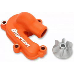 Комплект капак на водната помпа и работно колело BOYESEN COVER/IMP WATPUMP KTM Orange