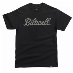 Мото тениска BILTWELL TEE SCRIPT GREY BK